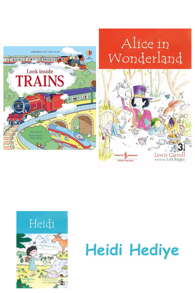 Bloomsbury اكتشف داخل القطارات + أليس في بلاد العجائب + هايدي