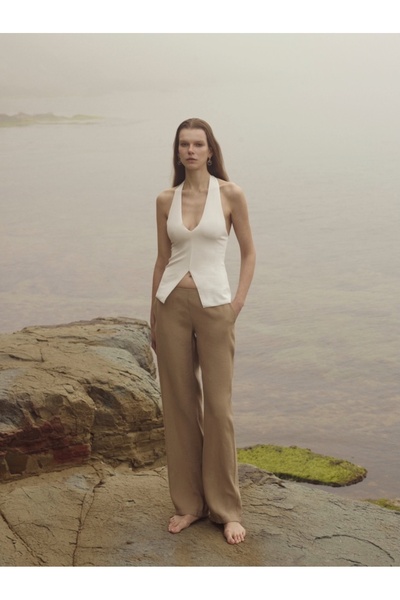 Kadın Modal Dokulu Relaxed Fit Pantolon