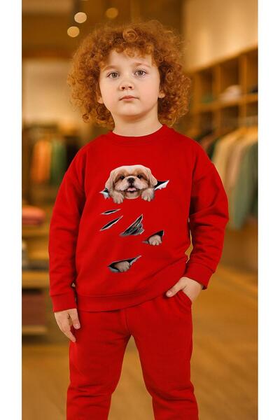 playwear Παιδικό Φούτερ με Σχέδια και Στάμπες για Κορίτσια και Αγόρια, Λαιμόκ...