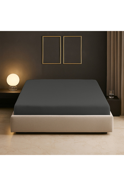 Sabia 100% Cotton 62 Thread Count 100X200 cm +37 cm Height Suitable Single Size Fitted Sheet