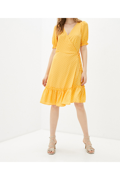 Jacqueline De Yong Short dress, Yellow