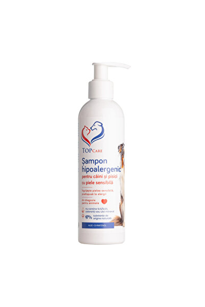 TopCare Hypoallergenic shampoo for dogs and cats – cares for sensitive skin