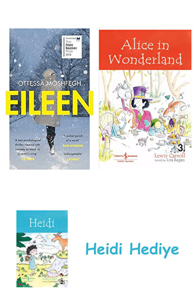 Bloomsbury إيلين: تمت ترشيحها للجائزة الأدبية مان بوكر 2016 + أليس في بلاد العجائب + هايدي