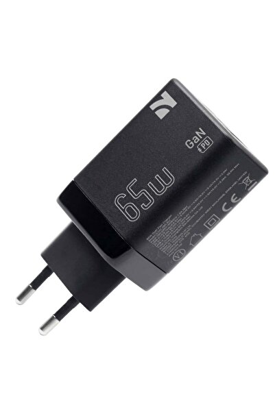 NCC Adaptor GaN 65W USB-A și Tip C+C -