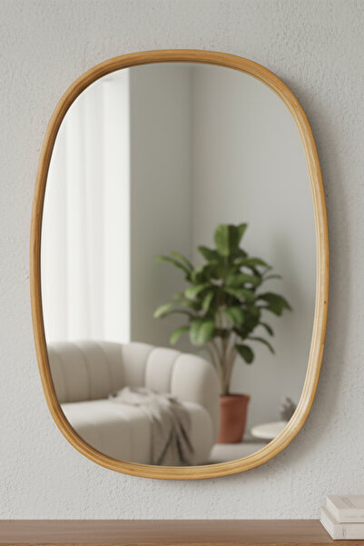 Eymense Cloudy Dekoratif Ayna Ceviz