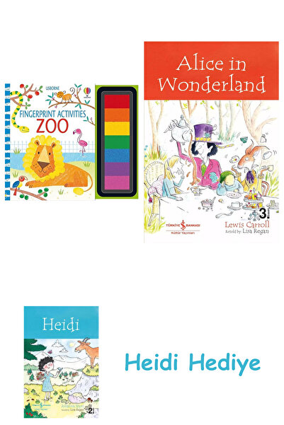 Bloomsbury Дейности за отпечатъци от пръсти Зоопарк + Алиса в страната на чуд...