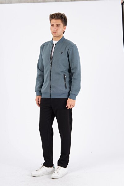 Marco Ferry Fleece-Lined 3 Thread Winter Tracksuit Set Khaki 5721-H