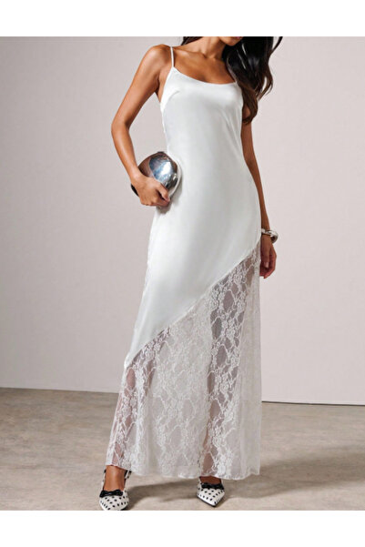 Sheya Shein maxi dress, white
