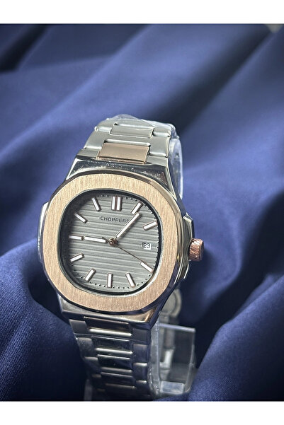 Choppers Çelik Kasa Gri Rose Gold Saat – 41 mm