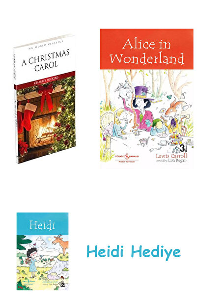 Bloomsbury A christmas carol + alice in wonderland + heidi