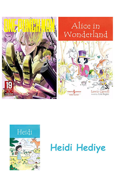 Bloomsbury One-Punch Man, том 19 + Алиса в страната на чудесата + Хайди