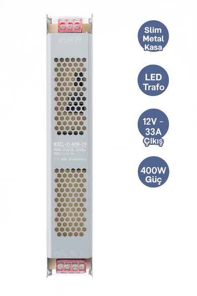 Ferled 33 Amper Led Trafo 400W-12V-33A