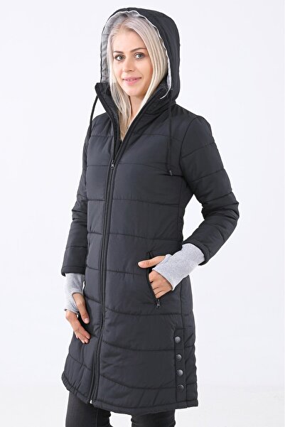 Toridas Winter Hooded Long Women's Puffer Jacket