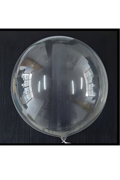 Organizasyon Pazarı 18 Inch Transparent Bobo Balloon – Large Size Durable Party and Birthday Decoration Balloon 40-45 cm