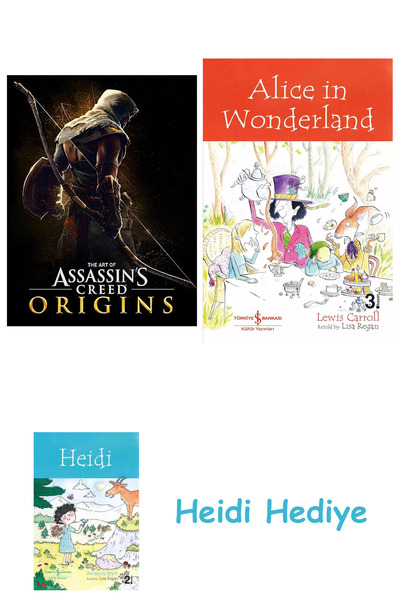 Bloomsbury Η τέχνη του Assassin's Creed Origins + Η Αλίκη στη Χώρα των Θαυμάτων + Η Χέιντι