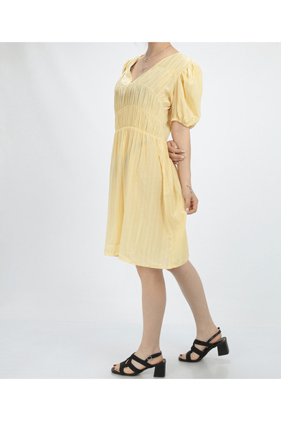 VILA Short dress, Yellow