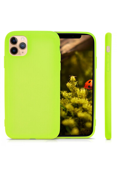 KWmobile Case for Apple iPhone 11 Pro, Silicone, Yellow, 49781.75