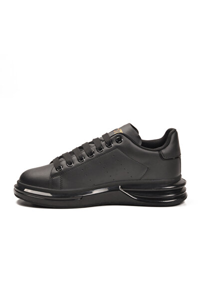 WALKWAY Black Lace-Up Men's Sneaker Bst-628 m