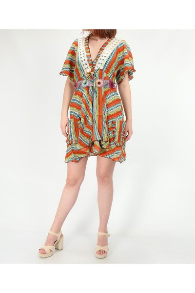 Savage Culture Short dress, Mix colors