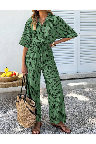 Sheya Shein long jumpsuit, green