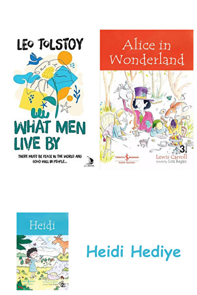 Bloomsbury Това, от което живеят мъжете + Алиса в страната на чудесата + Хайди