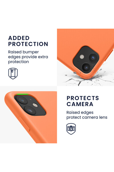 KWmobile Case for Apple iPhone 11, Silicone, Rose Gold, 49724.144