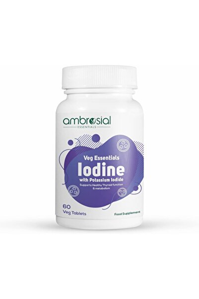 Generic Ambrosial Iodine & Potassium Iodide 60 Veg Tablets (Pack of 1 - 60 Ta...