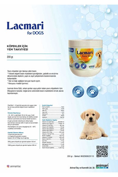 animari Lacmari Anne Sütü