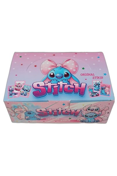 Stitch صندوق ضخم من الملصقات اللطيفة ذات الشخصيات الجديدة (48 صندوقًا صغيرًا،...