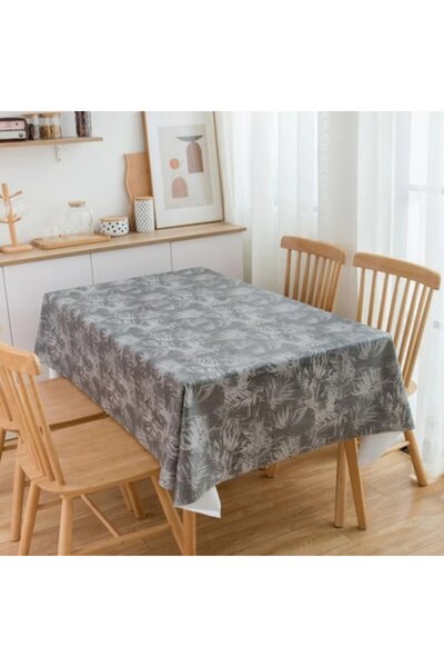 OEM Pinto Azul waterproof tablecloth, PVC, grey, 120 x 160 cm