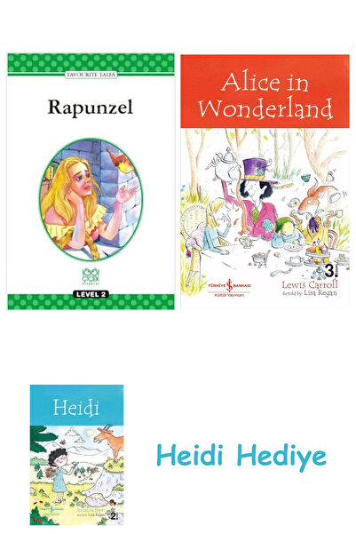 Bloomsbury Cărți Rapunzel Nivelul 2 + Alice în Țara Minunilor + Heidi