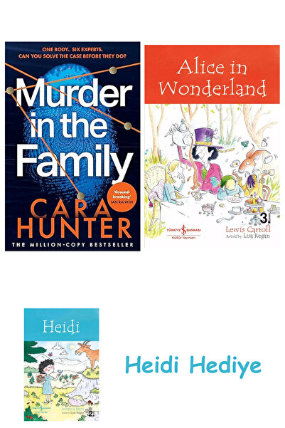 Bloomsbury Murder in the family + alice in wonderland + heidi