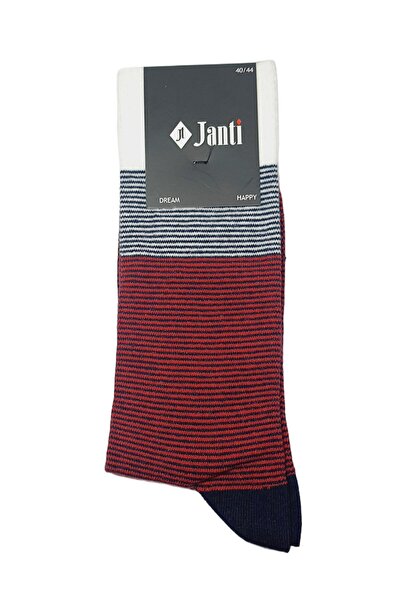 Janti Jtaw25Crp1660 Cotton Elastane 1St Quality Sock Size 40-44 Red Navy Blue...