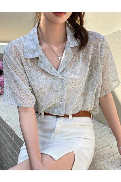 Sheya Shein short sleeve shirt, mix colors