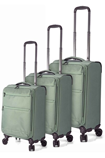 Benzi Set troler extensibil BZ 5826, poliester, 1 bagaj de cabină și 2 bagaje...