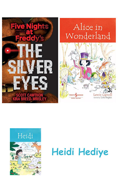 Bloomsbury خمس ليالي في فريدي: العيون الفضية: 1: المجلد الأول + أليس في بلاد العجائب + هايدي