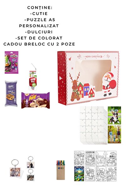CrisPrint Santa Claus or Christmas gift box for children for the girl