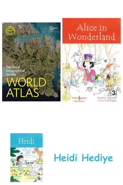 Bloomsbury Atlasul mondial RGS al lui Philip: (ediția a 10-a, broșat) + Alice...