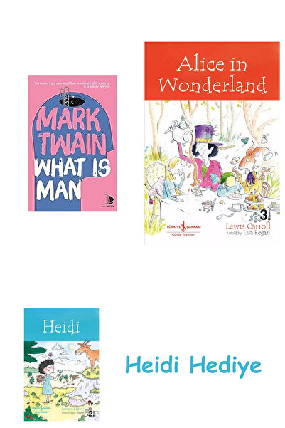 Bloomsbury Τι είναι ο άνθρωπος + Η Αλίκη στη χώρα των θαυμάτων + Η Χέιντι