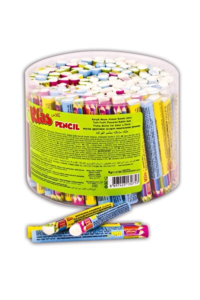 Nostaljik Lezzetler Kalem Sakız Nostaljik Karışık Meyve Aromalı Balonlu 150 Adet