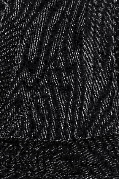 Addax Mini rochie cu șnur cu fir strălucitor E12674