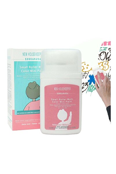 Generic Small Roller Wall Patching Brush - DIY Wall Repair Roller with Latex Paint, 100g