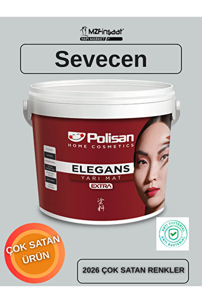 Polisan Elegans Extra Yarı Mat Küf Önleyici İç Cephe Boyası Sevecen