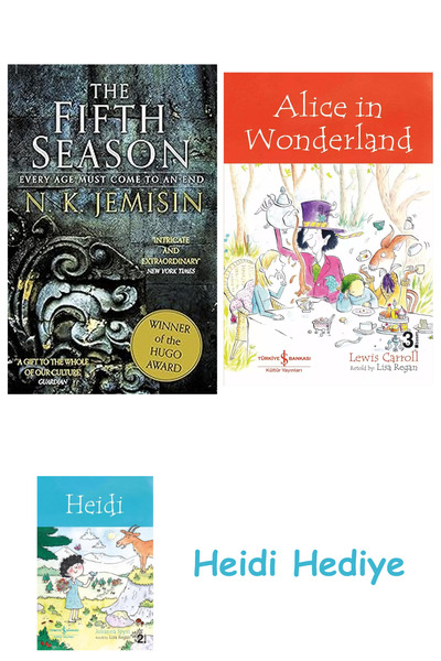 Bloomsbury Το Πέμπτο Σεζόν: Η Σπασμένη Γη, Βιβλίο 1, ΝΑΡΚΟΤΡΟΦΟΣ ΤΗΣ ΑΒΛΕΑΣ ΑΛΙΚΕΣ + Η Αλίκη στη Χώρα των Θαυμάτων + Η Χέιντι