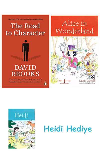 Bloomsbury الطريق إلى الشخصية + أليس في بلاد العجائب + هايدي