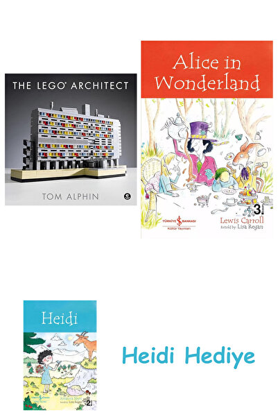 Bloomsbury The Lego Architect + Alice in Wonderland + Heidi