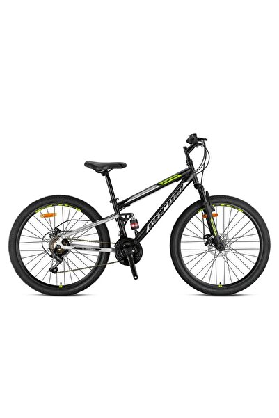 Geroni HUNTER - 27.5" - MTB - 17' - 21 Vites - M.Disc - Nardo Gri-Siyah/Sarı