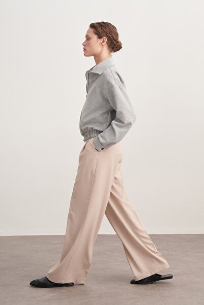 EBU Prive Γυναικείο μπουφάν Interlock Bomber Grey Melange