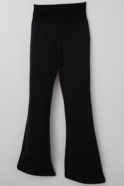 Breeze Κοριτσίστικο καλσόν Basic καμπάνα 8-14 ετών, Μαύρο