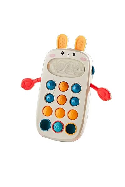 Denn Store Jucărie Senzorială Telefon Pop-it Animal pentru Bebeluși Dentiție & Joc Interactivă | 0+ luni